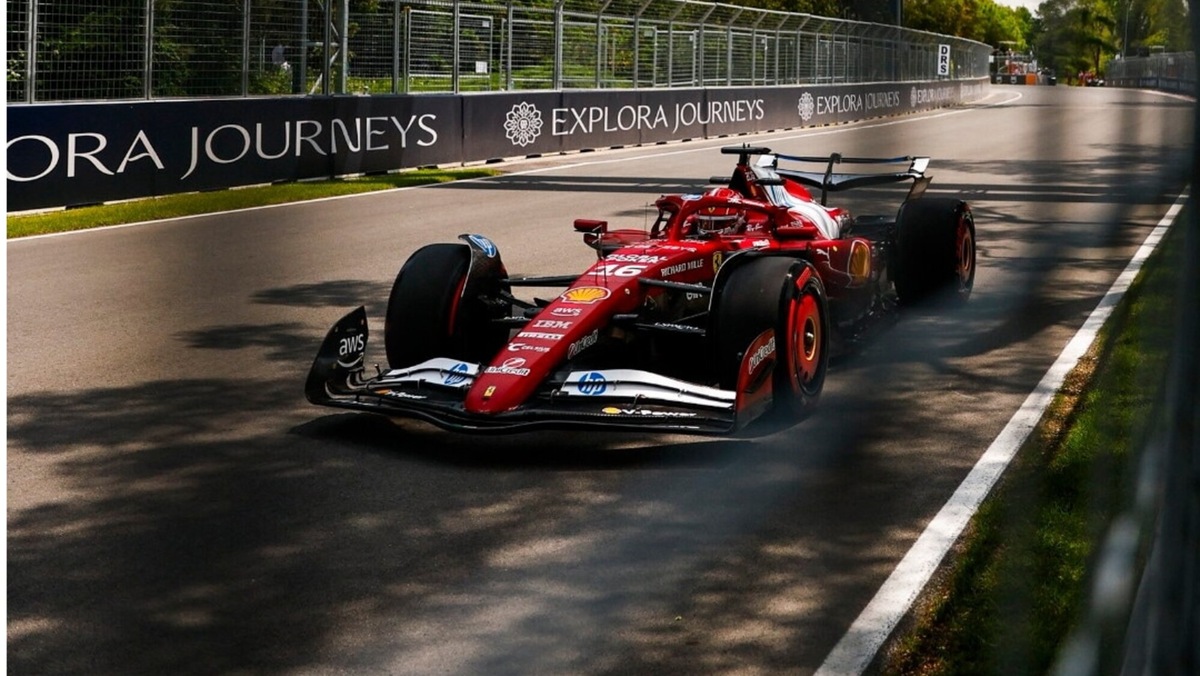 Leclerc, niente da fare: troppi danni, Charles salta le FP2 del GP Canada