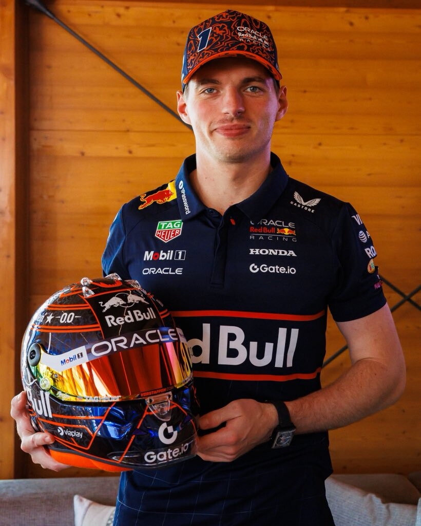 GP Austria: Max Verstappen svela il nuovo casco per il Red Bull Ring