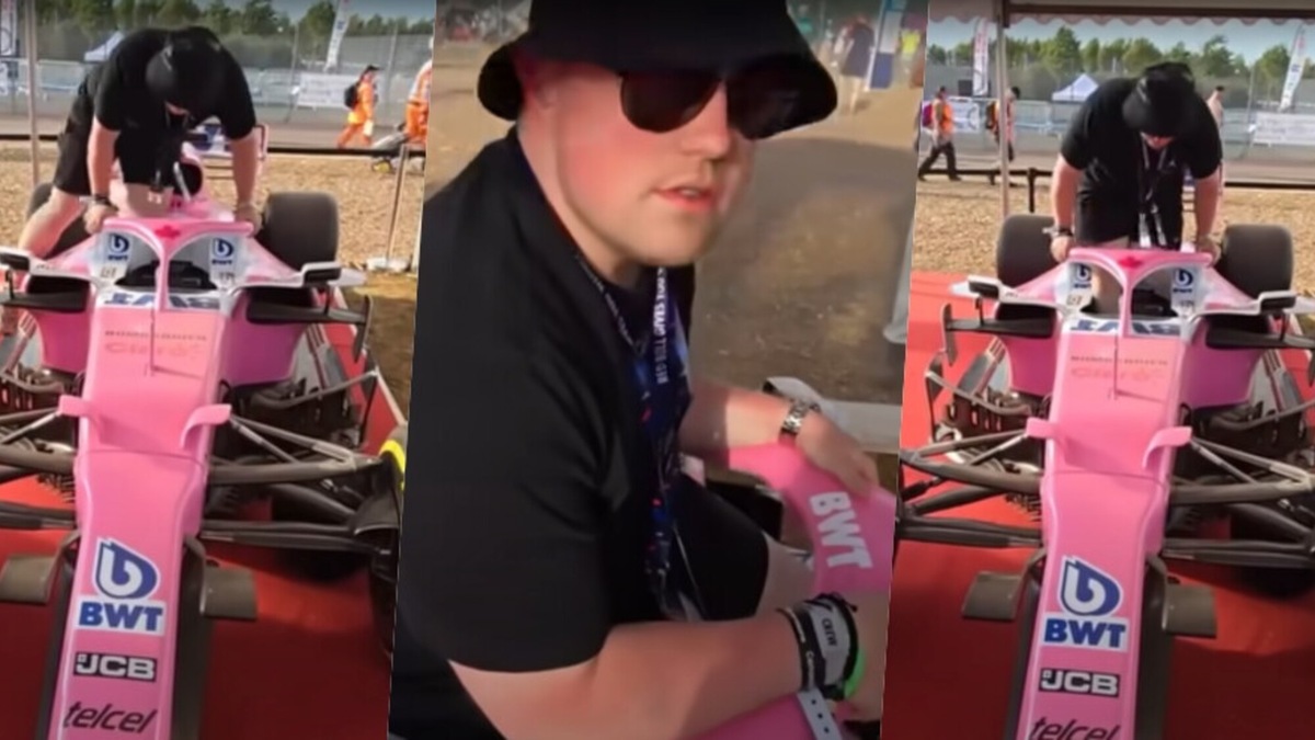 GP di Silvestone: Youtubers arrestati per aver danneggiato una monoposto