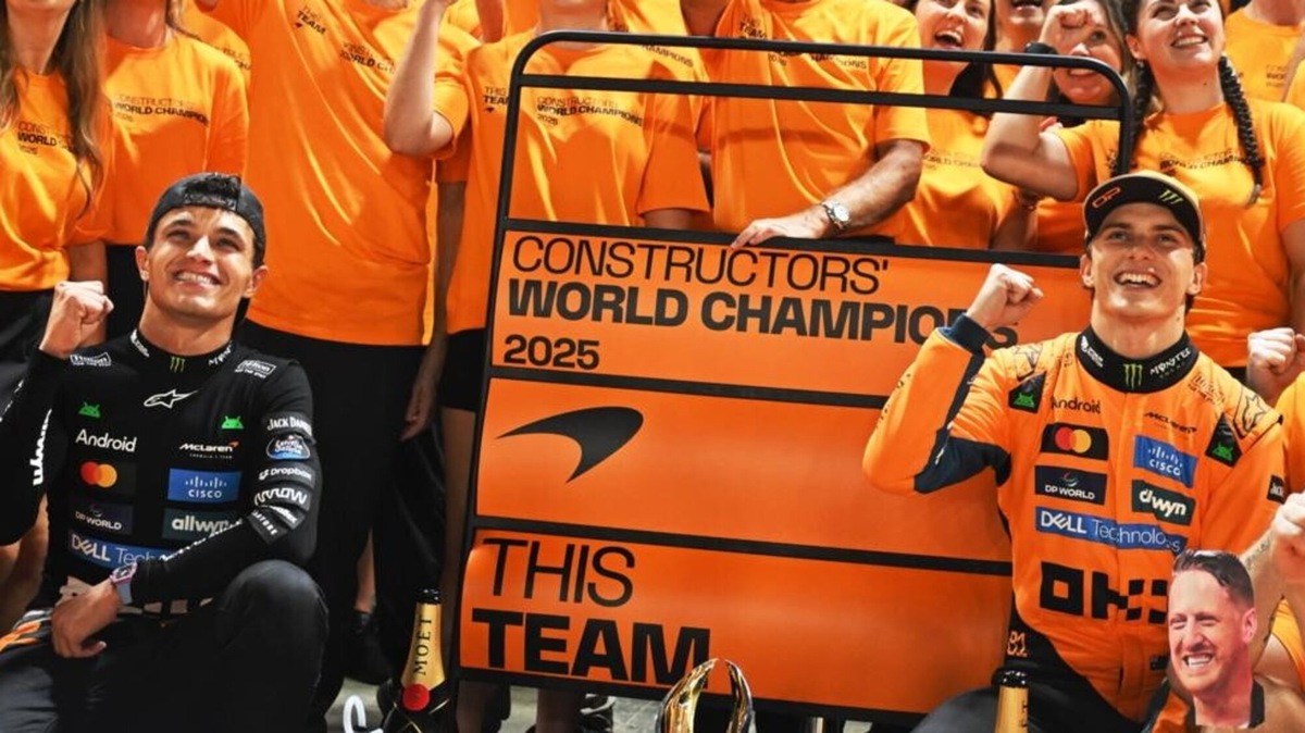 McLaren trionfa nel campionato costruttori: le foto dei festeggiamenti
