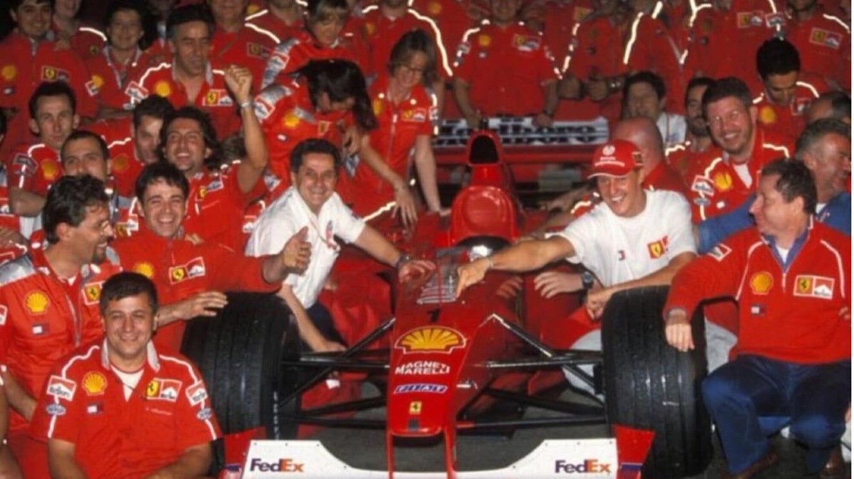 Momenti di gloria: 25 anni fa il primo titolo di Schumacher con la Ferrari