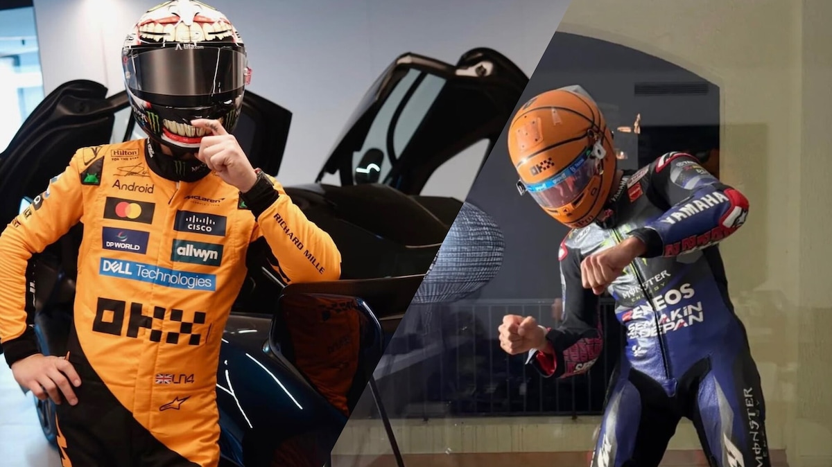 Norris e Quartararo: uno scambio per Halloween