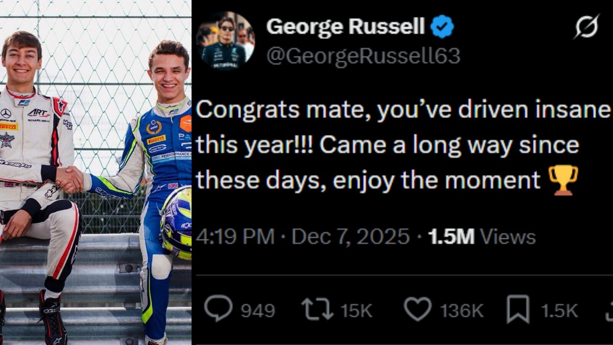 Primo titolo per Norris: i colleghi lo celebrano sui social