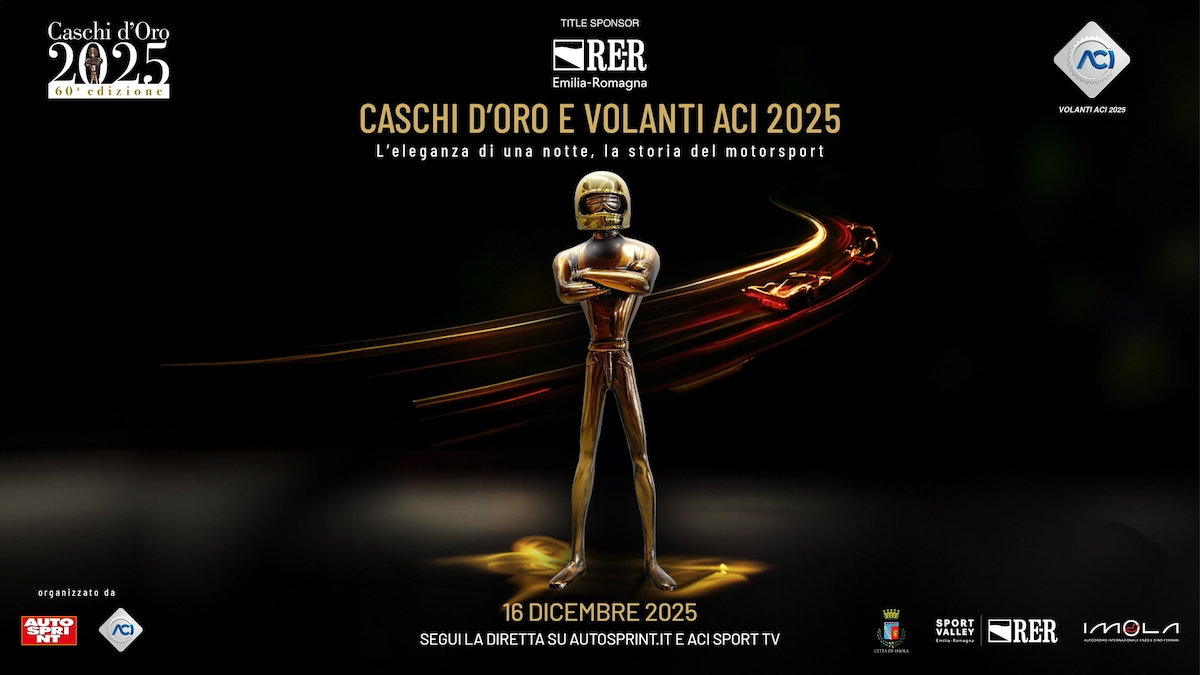 Caschi d'Oro e Volanti ACI 2025: segui l'evento a partire dalle ore 20:00