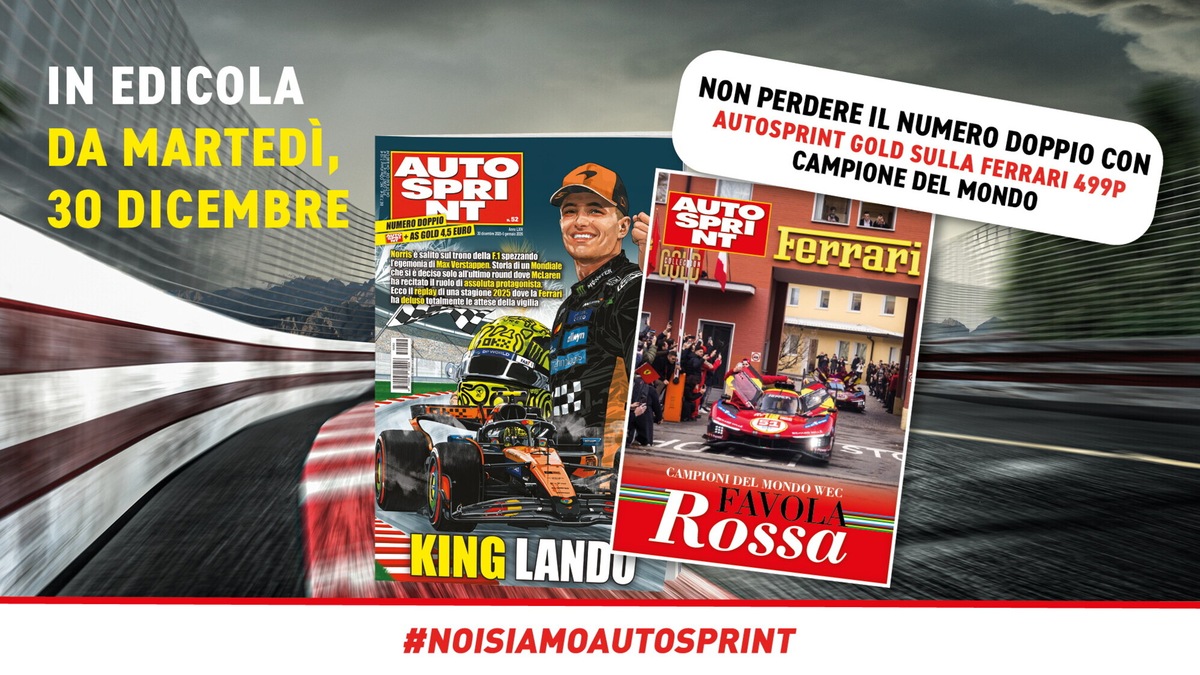 Il trionfo Ferrari nel WEC: lo speciale esclusivo da martedì 30 dicembre in edicola con Autosprint