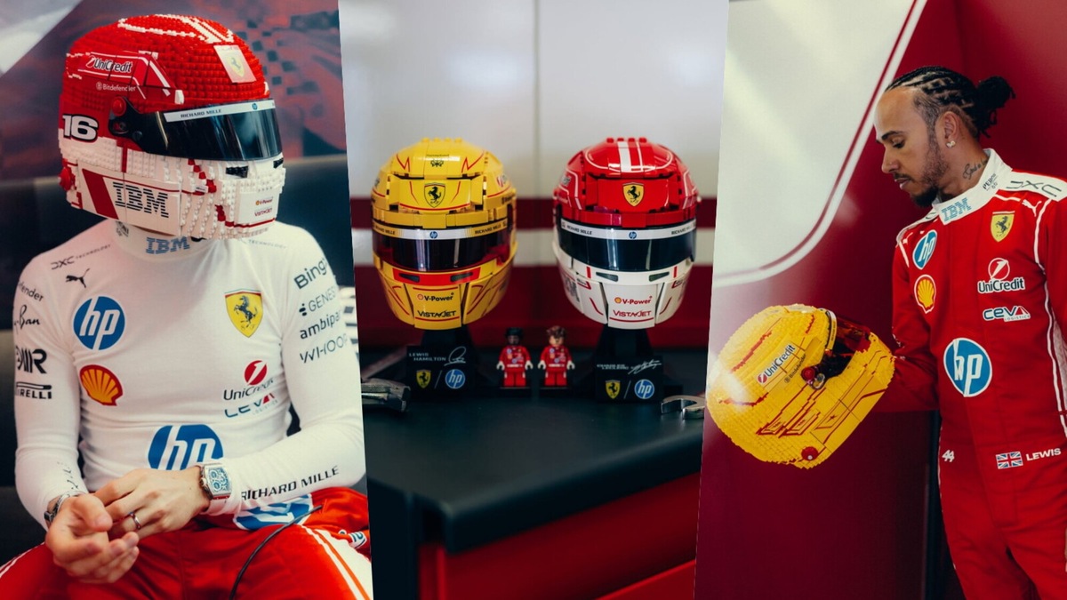 Lego torna nel paddock F1: nuovi set dedicati ai piloti Ferrari