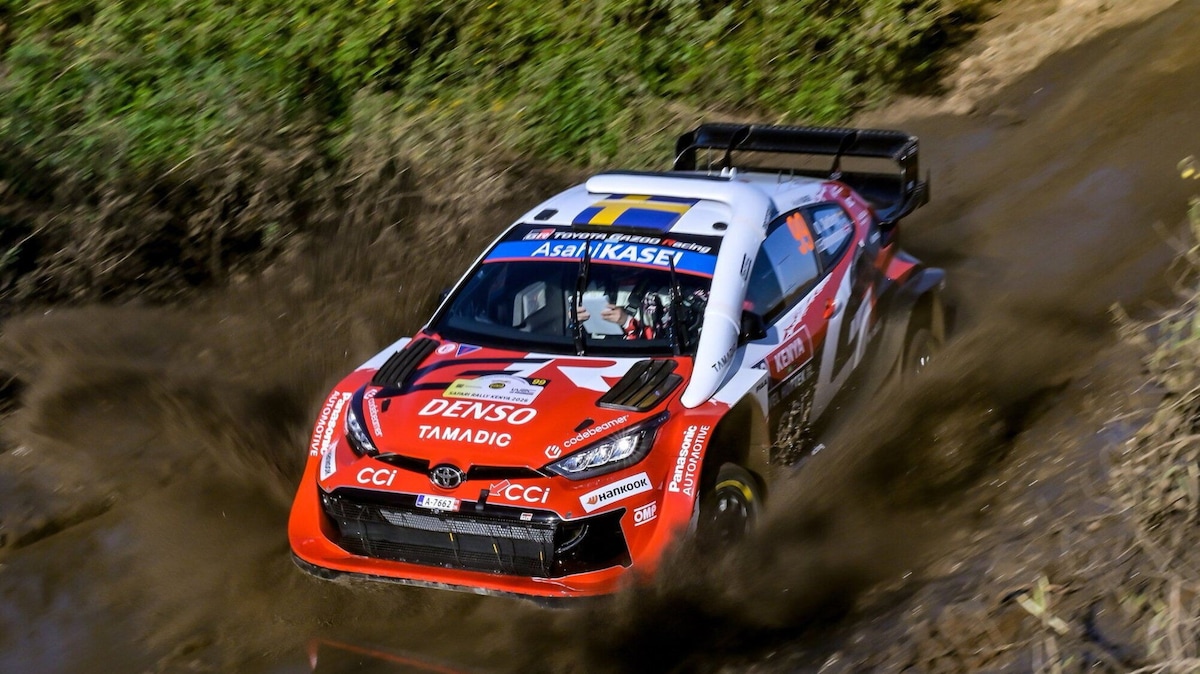 Oliver Solberg primo leader al Safari
