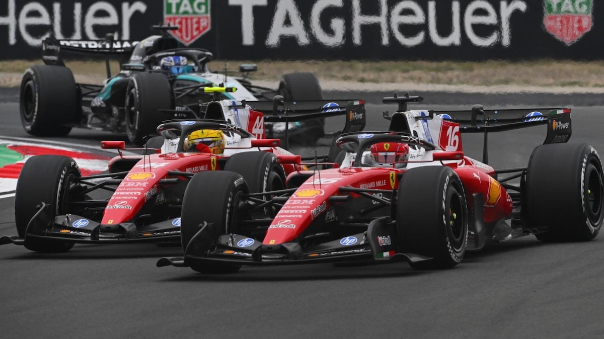 Leclerc: "Lewis oggi è stato più veloce di me"