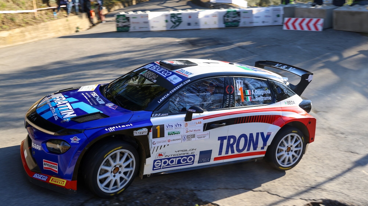 Crugnola e la Lancia subito in testa al Ciocco