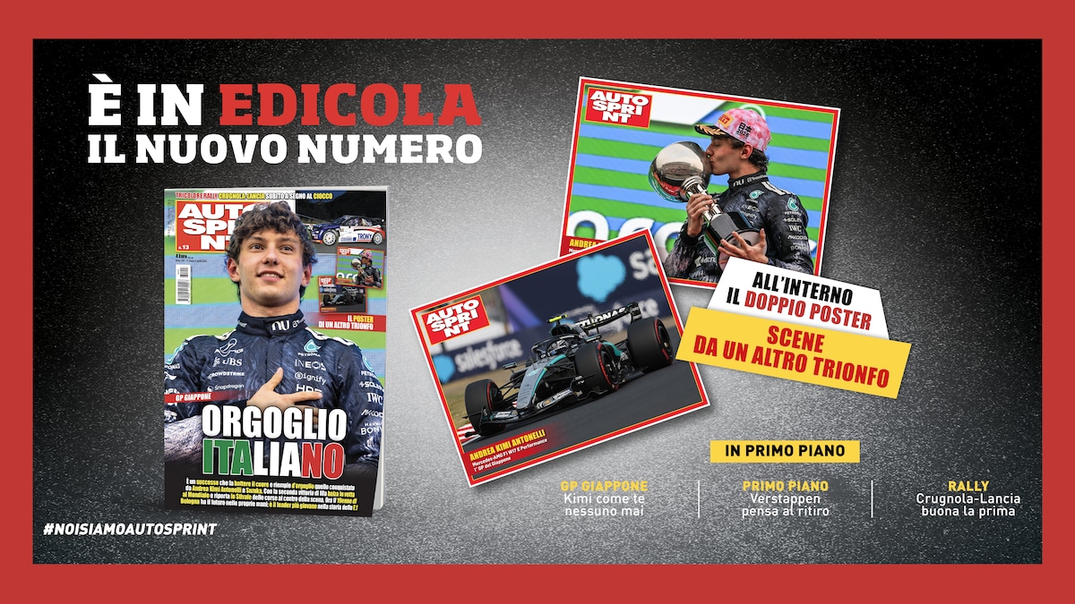 Non perdere Autosprint n°13: in edicola il poster di Andrea Kimi Antonelli