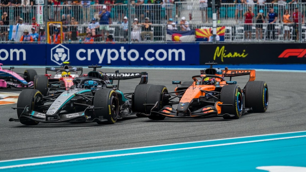 Russell mai in gara a Miami aspetta piste "tradizionali" mentre Kimi vola