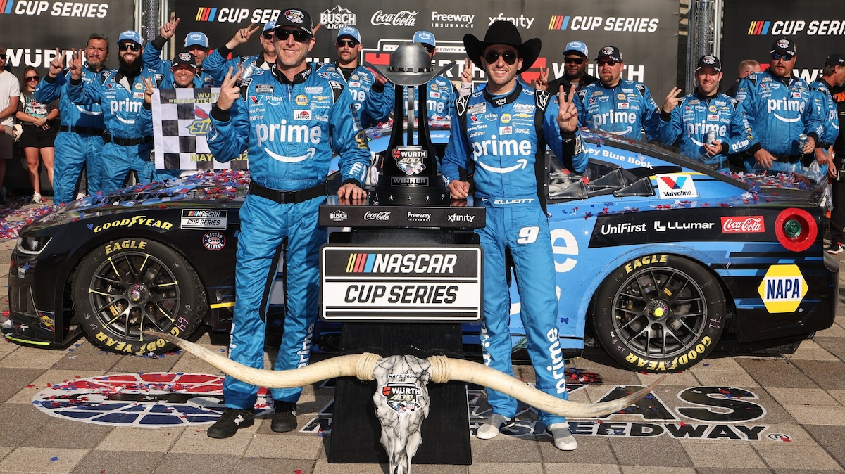 NASCAR: Elliott in grande spolvero in Texas