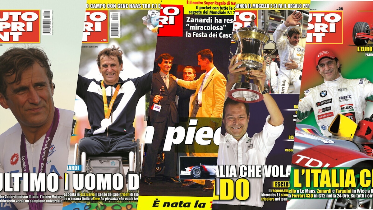Dal 1993 al 2020: tutte le copertine Autosprint dedicate ad Alex Zanardi