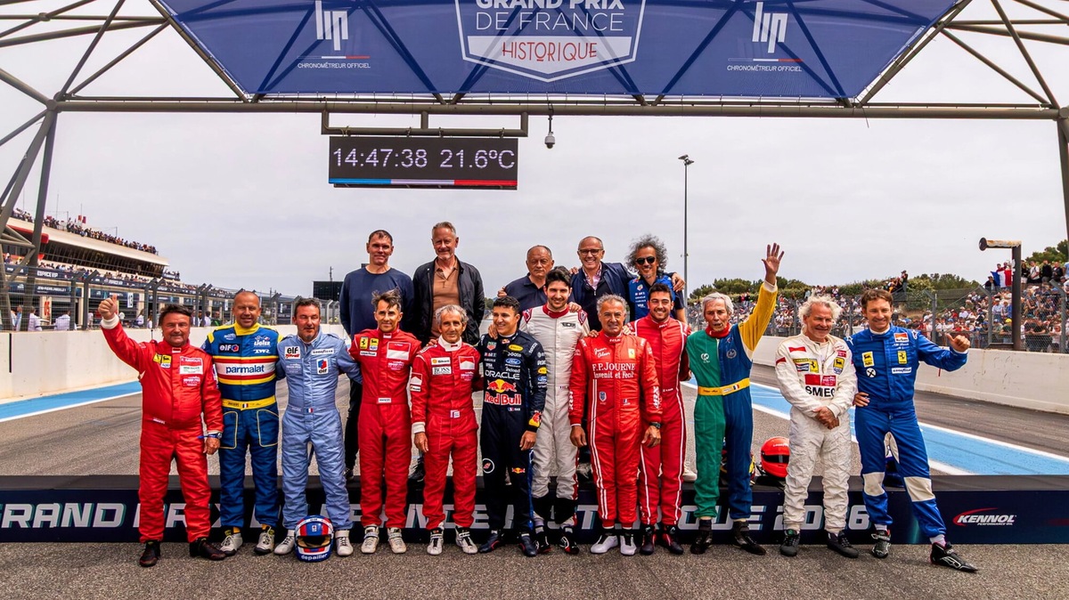 Il Gran Premio di Francia torna a vivere: le leggende infiammano il Paul Ricard