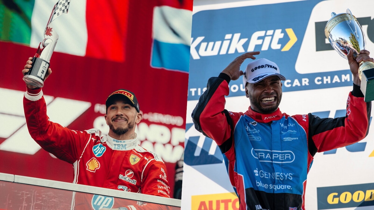 Nicolas Hamilton sul podio. La gioia condivisa con Lewis