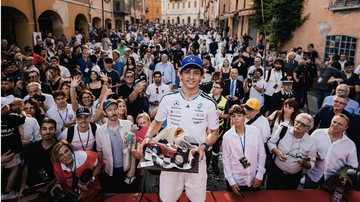 Kimi Antonelli riceve il Trofeo Bandini a Brisighella: "Lo dedico alla mia famiglia"