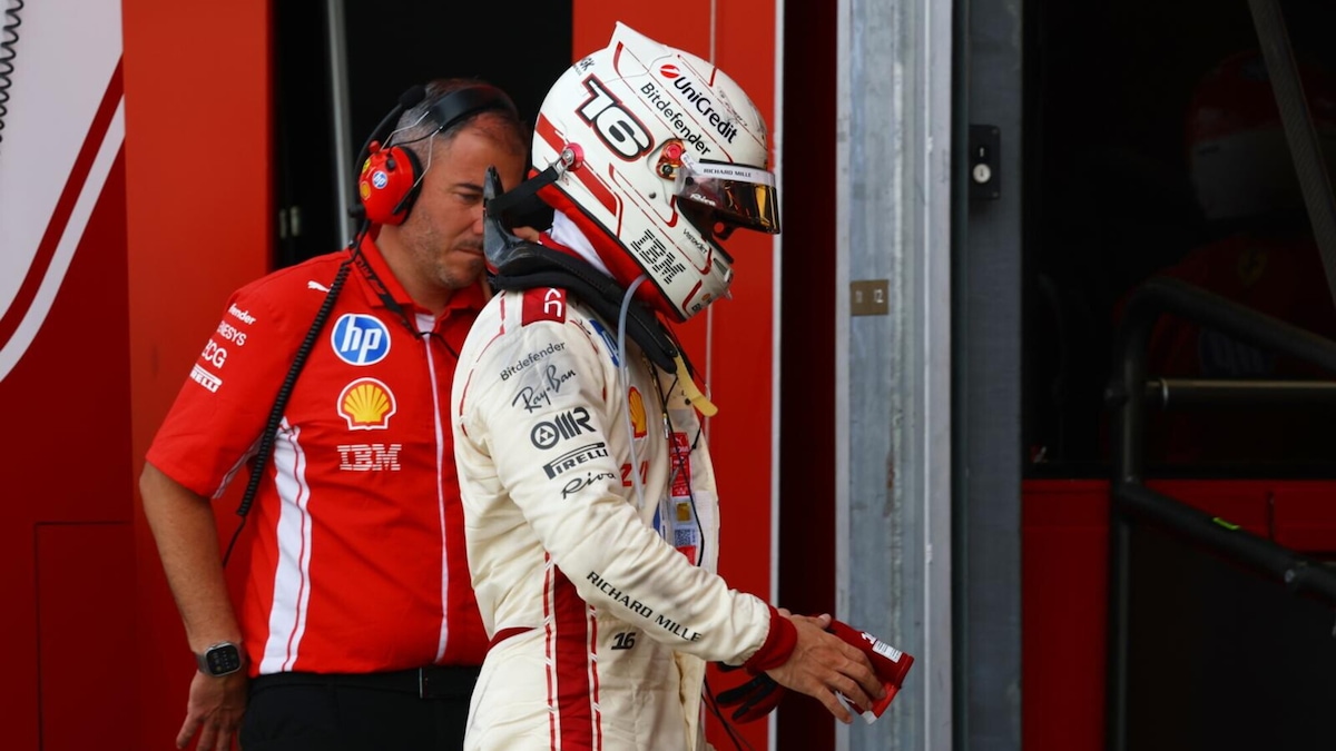 Leclerc: "Non darei la colpa alla pista. Non potevo fare niente, si vede dai dati"