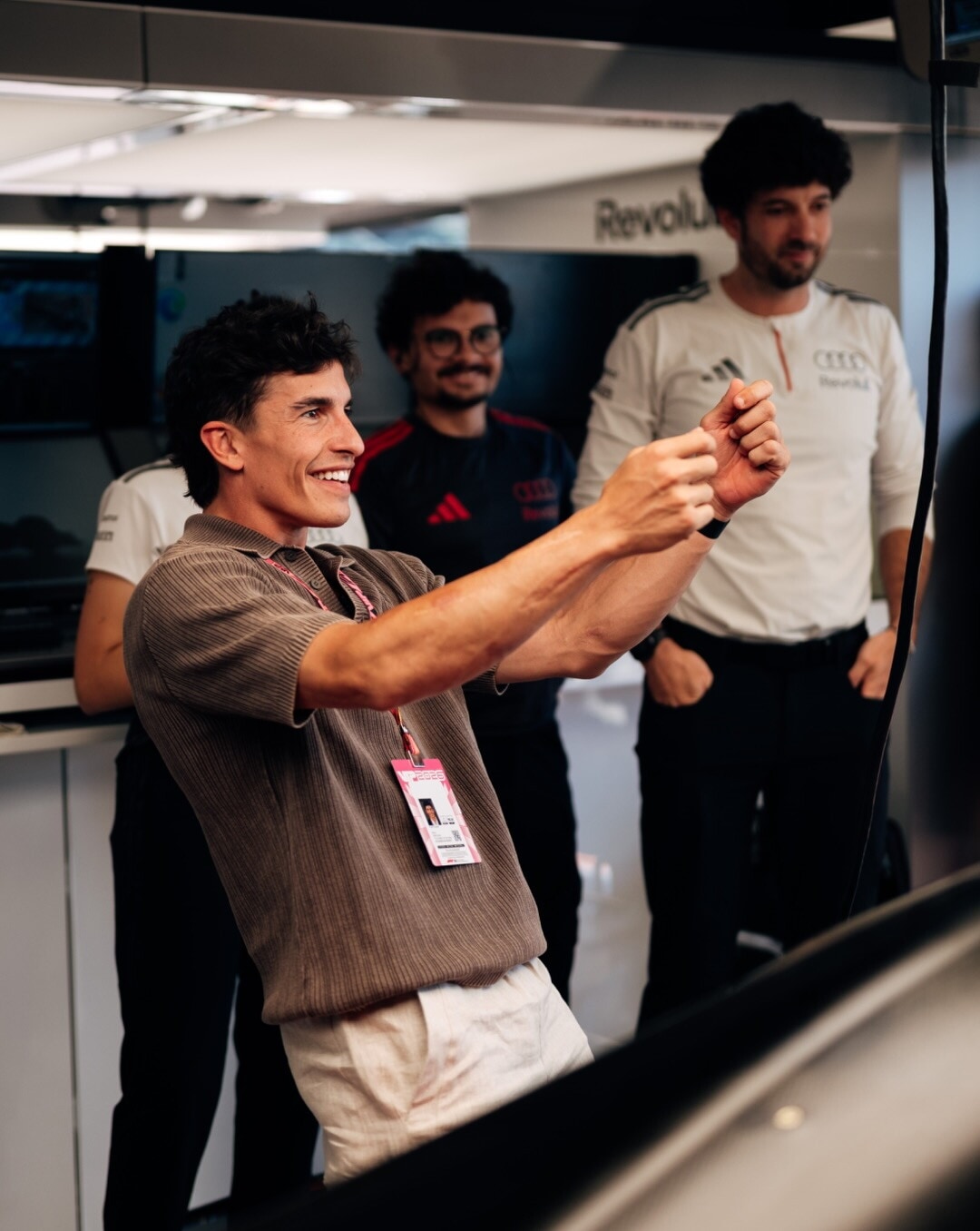 Dalla MotoGP alla F1: Márquez ospite del team Audi