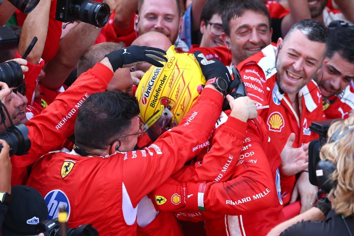 Lewis Hamilton vince la sua prima gara in Ferrari!