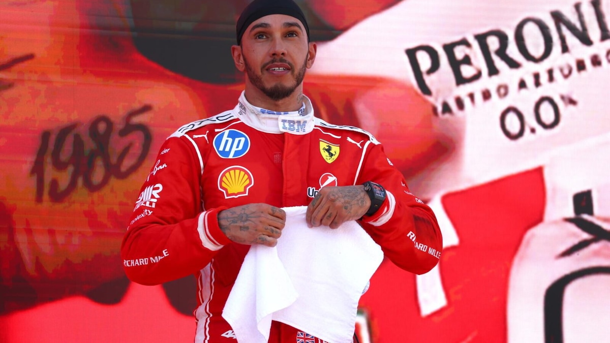 Hamilton sale sul gradino più alto a Barcellona per la prima volta in Rosso