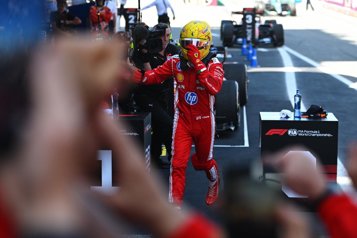 Lewis Hamilton vince la sua prima gara in Ferrari!