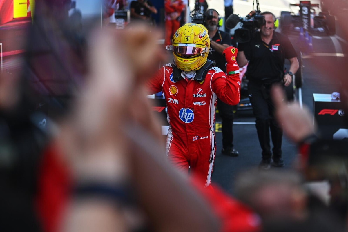 Lewis Hamilton vince la sua prima gara in Ferrari!