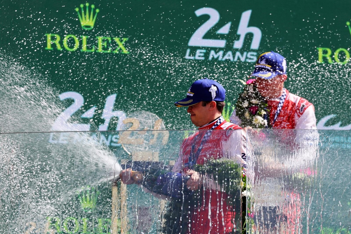 Le Mans, la festa per la vittoria della Toyota 