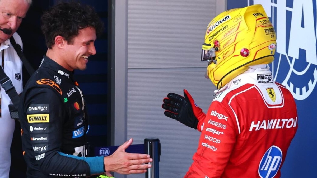 Norris festeggia Hamilton: "Con questa vittoria ha fatto il dito medio ai detrattori"
