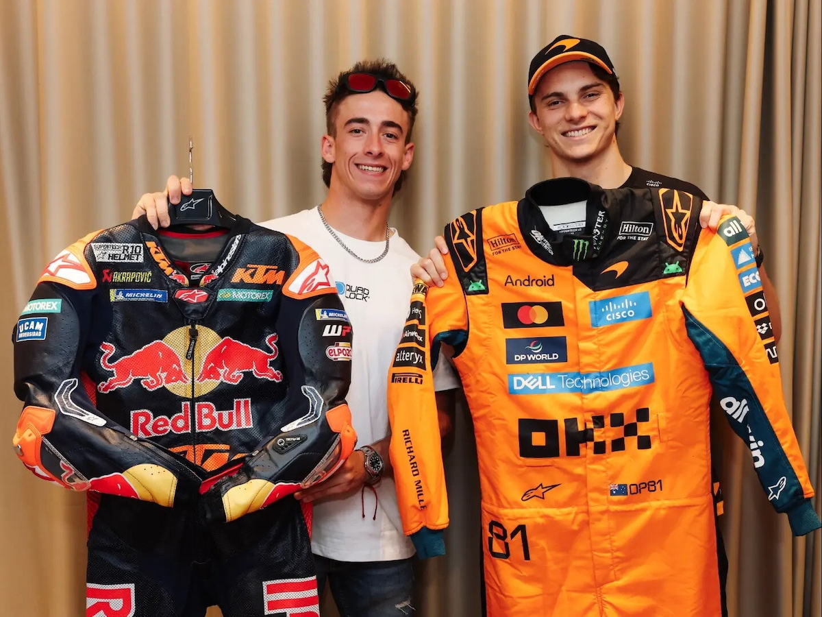 F1 e MotoGP si incontrano: lo scambio tra Pedro Acosta e Oscar Piastri