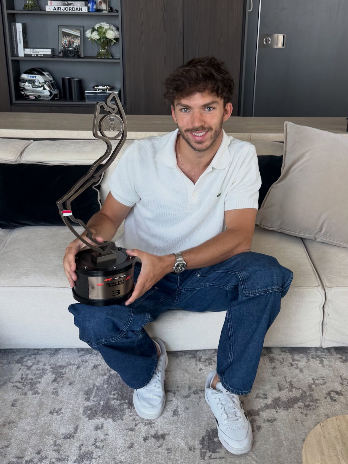Gasly, la lunga attesa è finita. Ecco il trofeo di Monaco