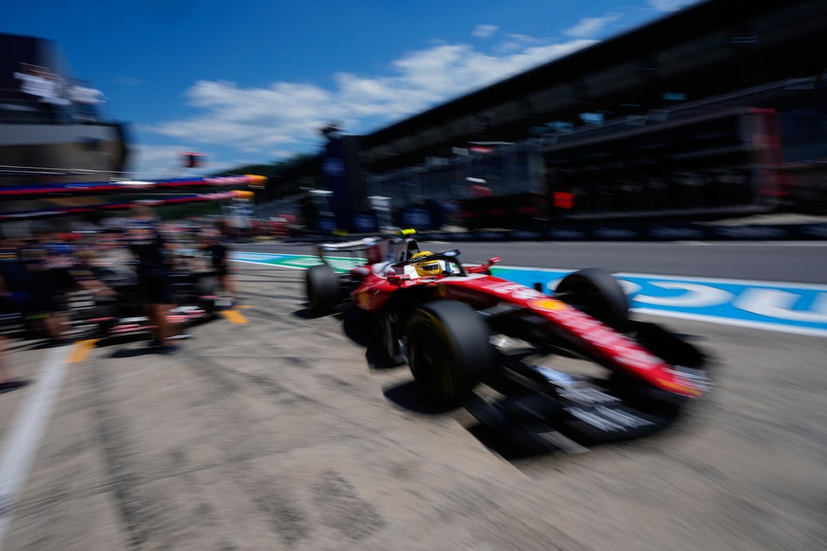 GP Austria, la classifica delle FP2: Antonelli velocissimo, Ferrari fatica