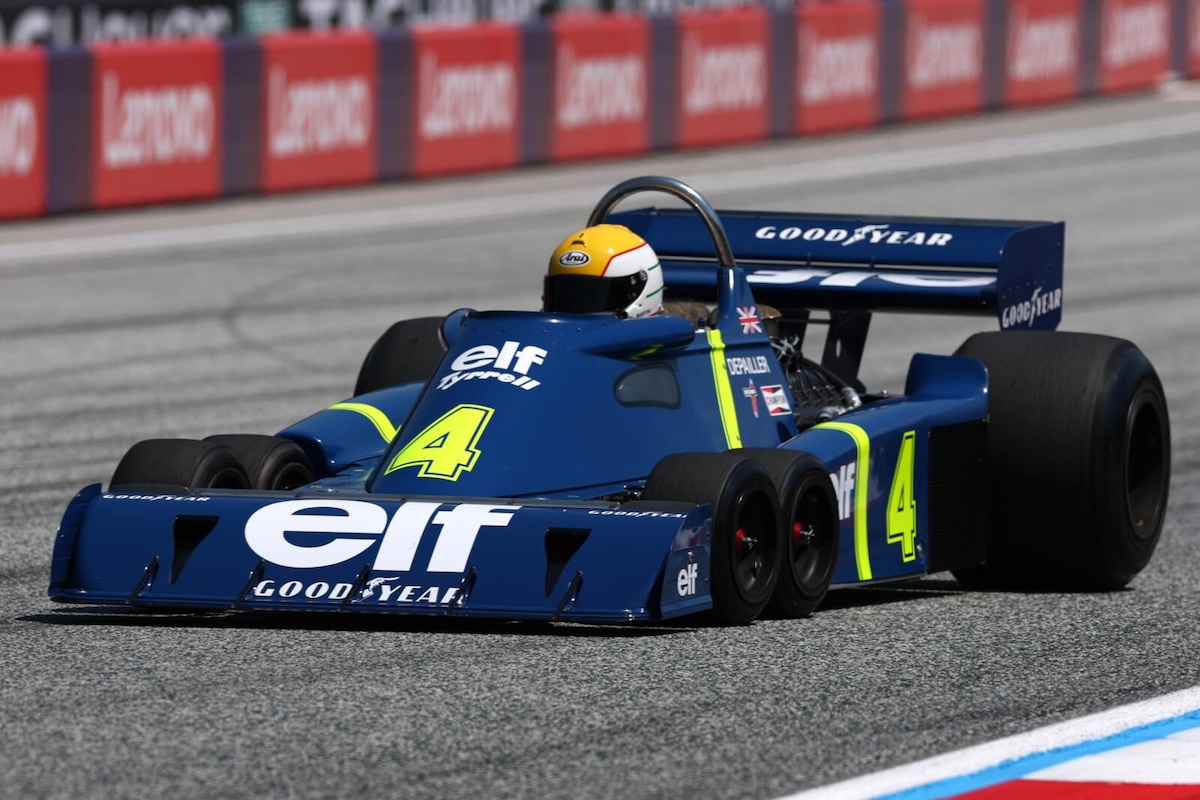 Dalla Tyrrell a 6 ruote alle Ferrari di Schumi e Lauda: parata di leggende al GP Austria