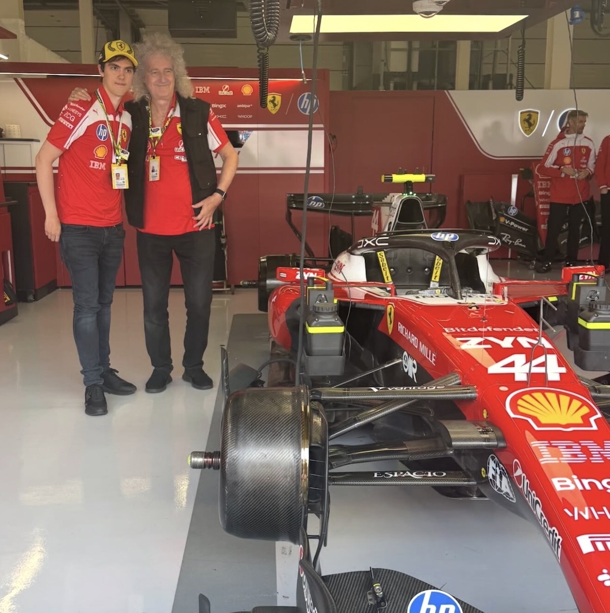 Brian May, Adele e non solo… quanti VIP a Silverstone!