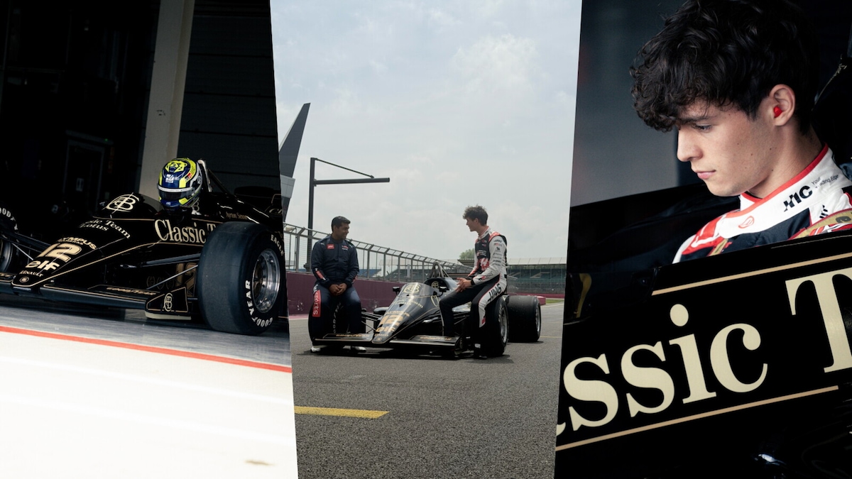 L'emozione di Bearman al volante della Lotus di Senna
