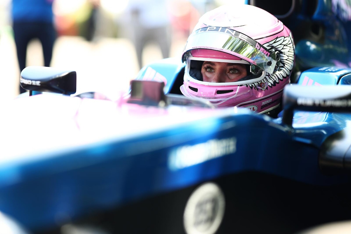 Nina Gademan protagonista a Goodwood con Alpine