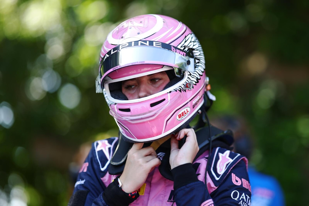 Nina Gademan protagonista a Goodwood con Alpine