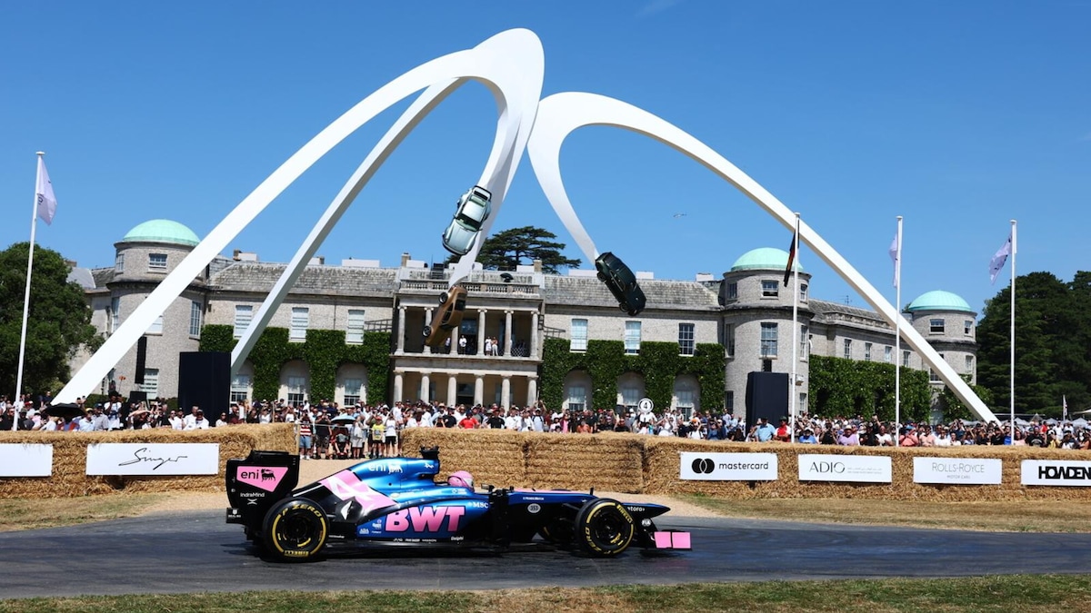 Nina Gademan protagonista a Goodwood con Alpine