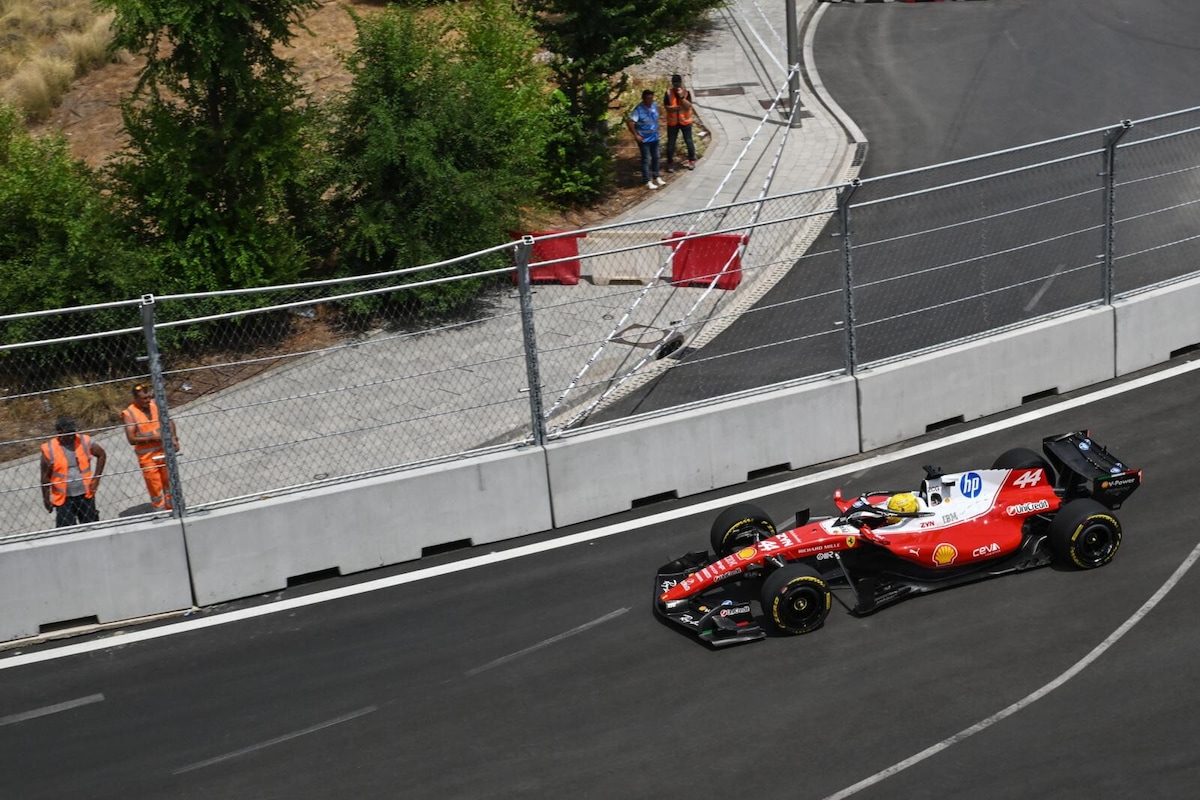 Ferrari in pista al Madring: le foto del debutto