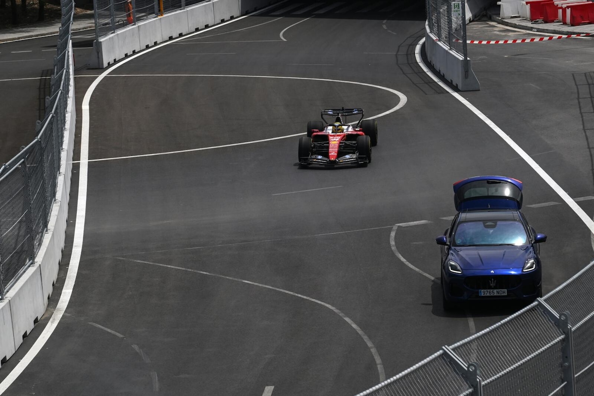 Ferrari in pista al Madring: le foto del debutto