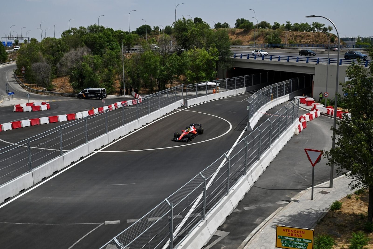 Ferrari in pista al Madring: le foto del debutto