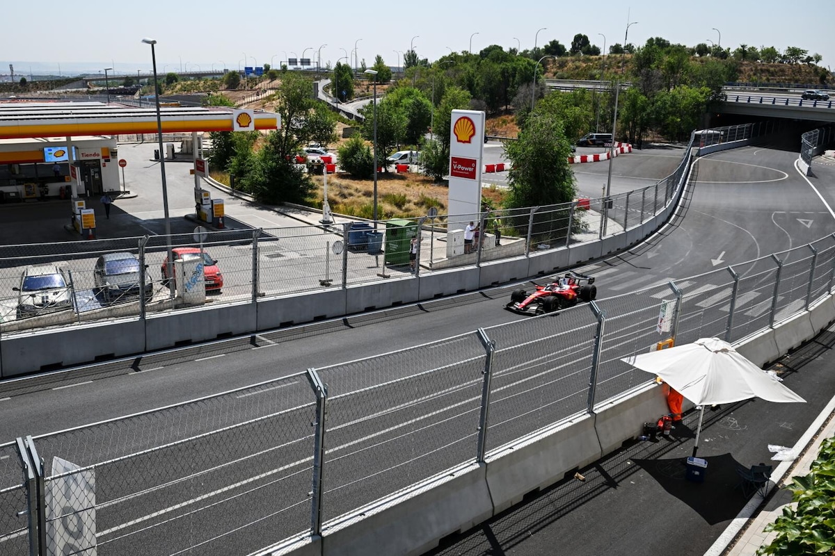 Ferrari in pista al Madring: le foto del debutto
