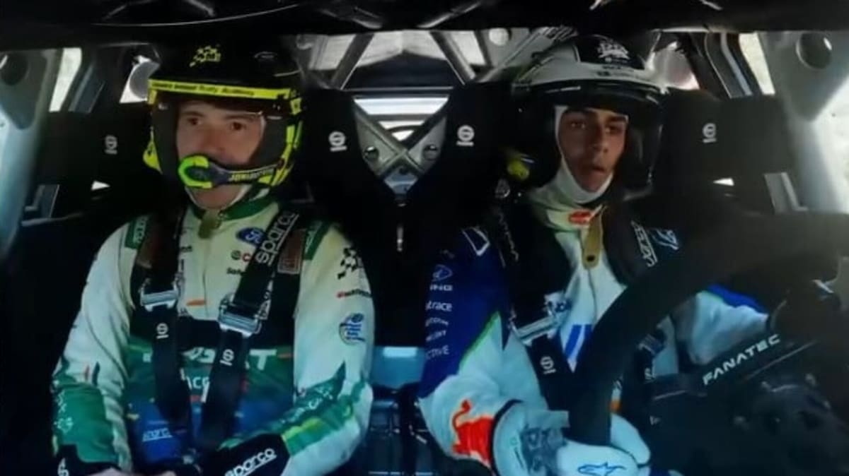 Lindblad prova la Ford Puma: "Il rally? È qualcosa che vorrei fare in futuro"