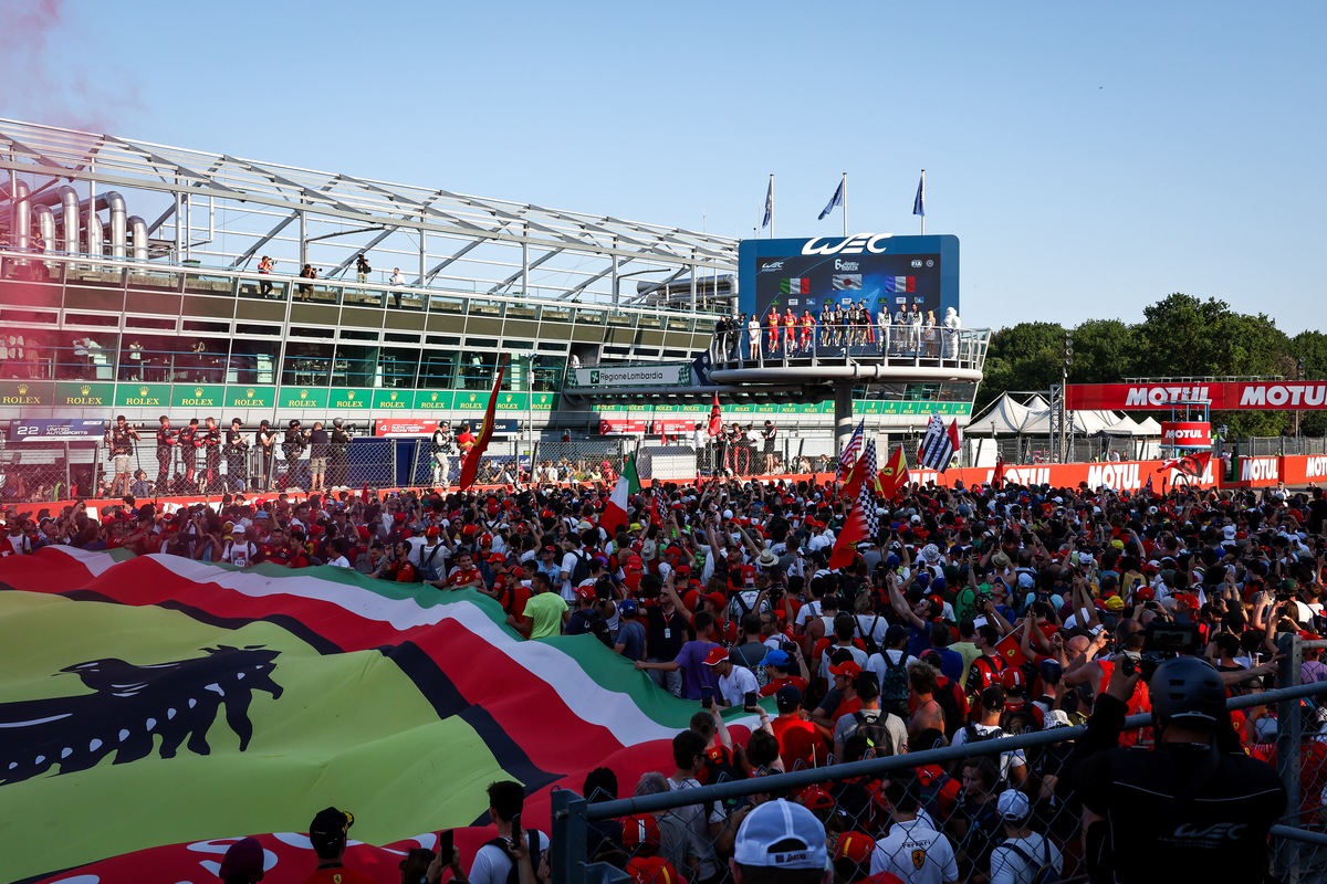 WEC a Monza, il podio Ferrari dell’ultima volta nel 2023
