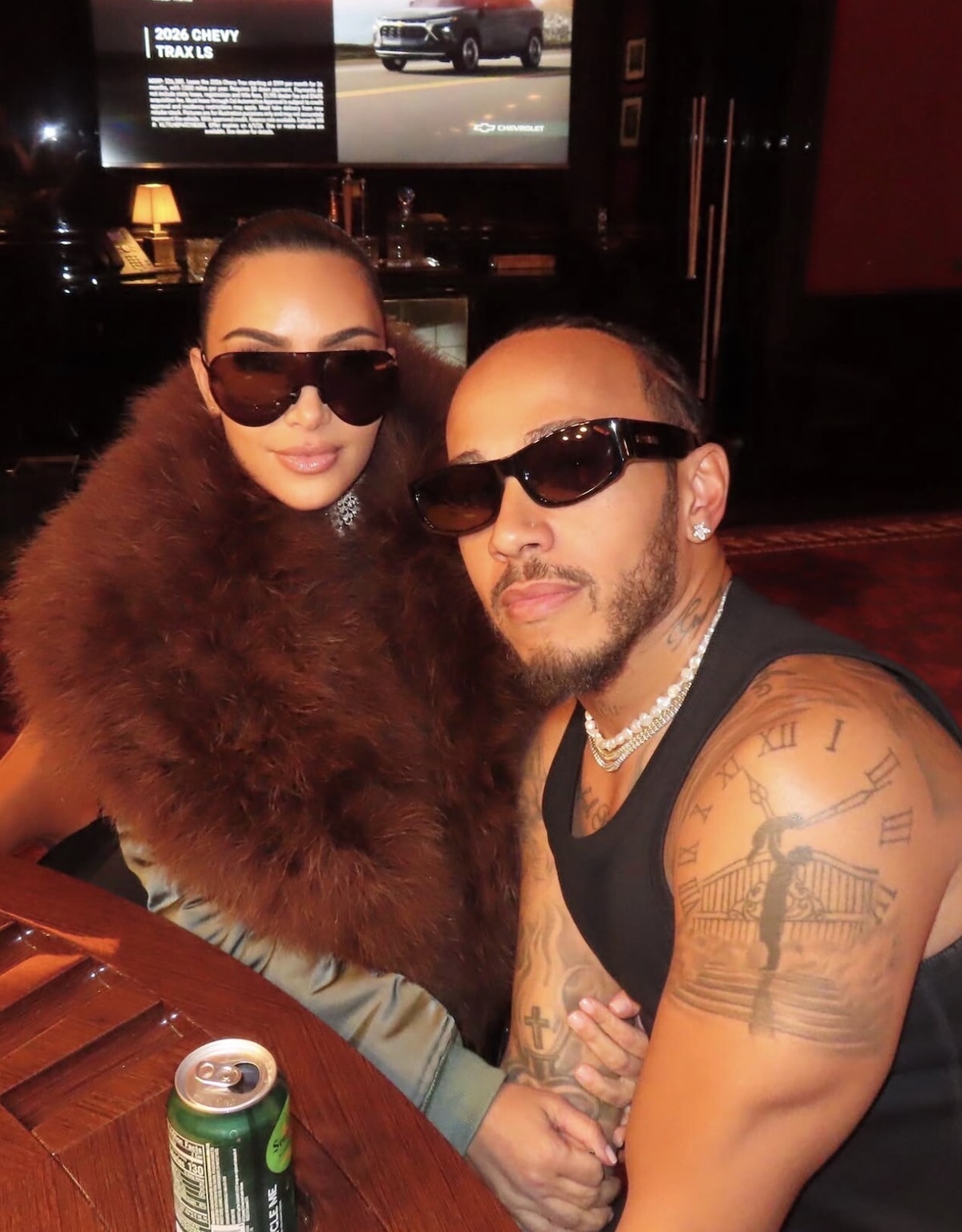 Lewis Hamilton innamorato: le nuove foto con Kim Kardashian