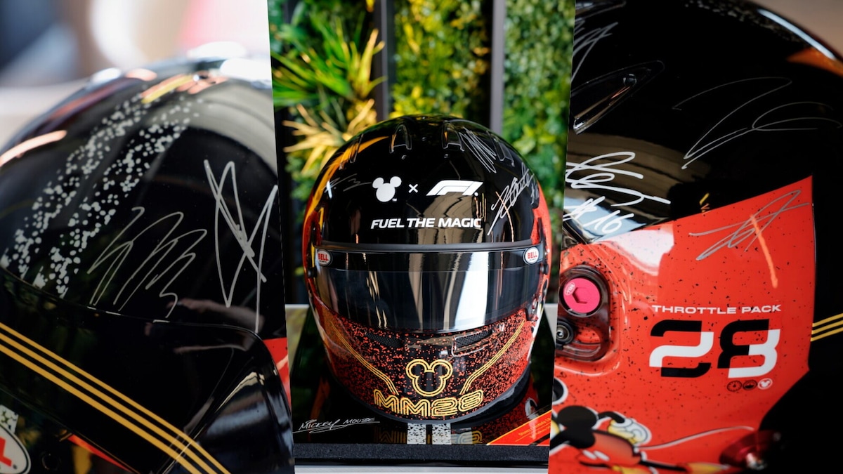 F1 e Disney: cifra record per il casco di Topolino venduto all'asta