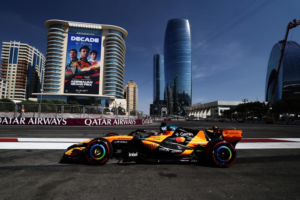 FP1 Baku, l'ordine di arrivo delle prove libere 1 del giovedì in Azerbaijan