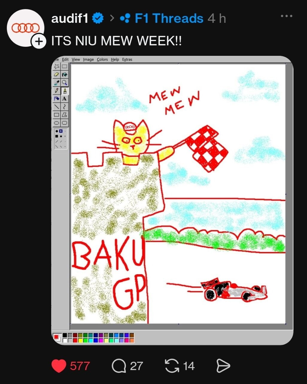 La Formula 1 impazzisce per i gatti di Baku