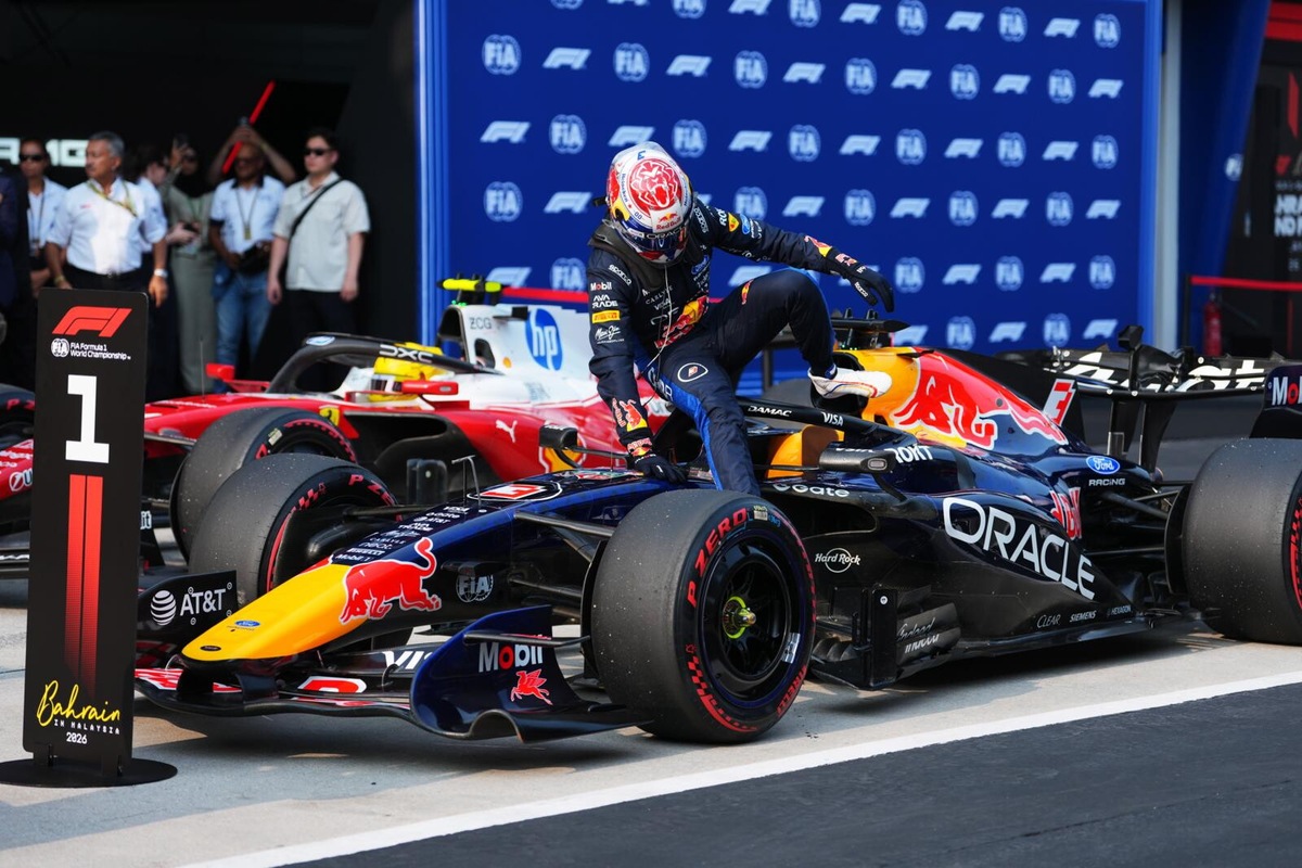 GP Bahrain, prima pole stagionale di Max Verstappen