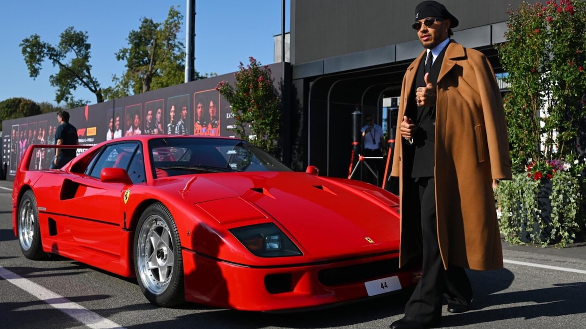 Hamilton, la sua F40 torna a nuova vita a Maranello