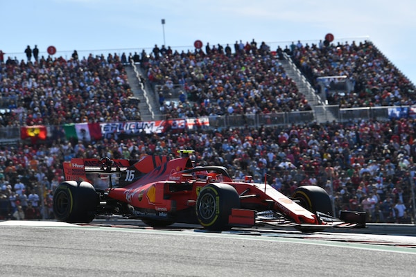Leclerc, GP USA: Giallo aderenza da risolvere